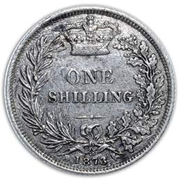 1873 Great Britain 1s