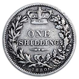 1880 Great Britain 1s