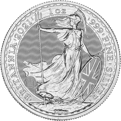 2021 Britania 1oz silver